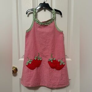 Duck Head | Red White Green Gingham Summer Dress Size 6X
